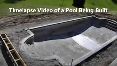 Timelapse Video of a Pool Being Built